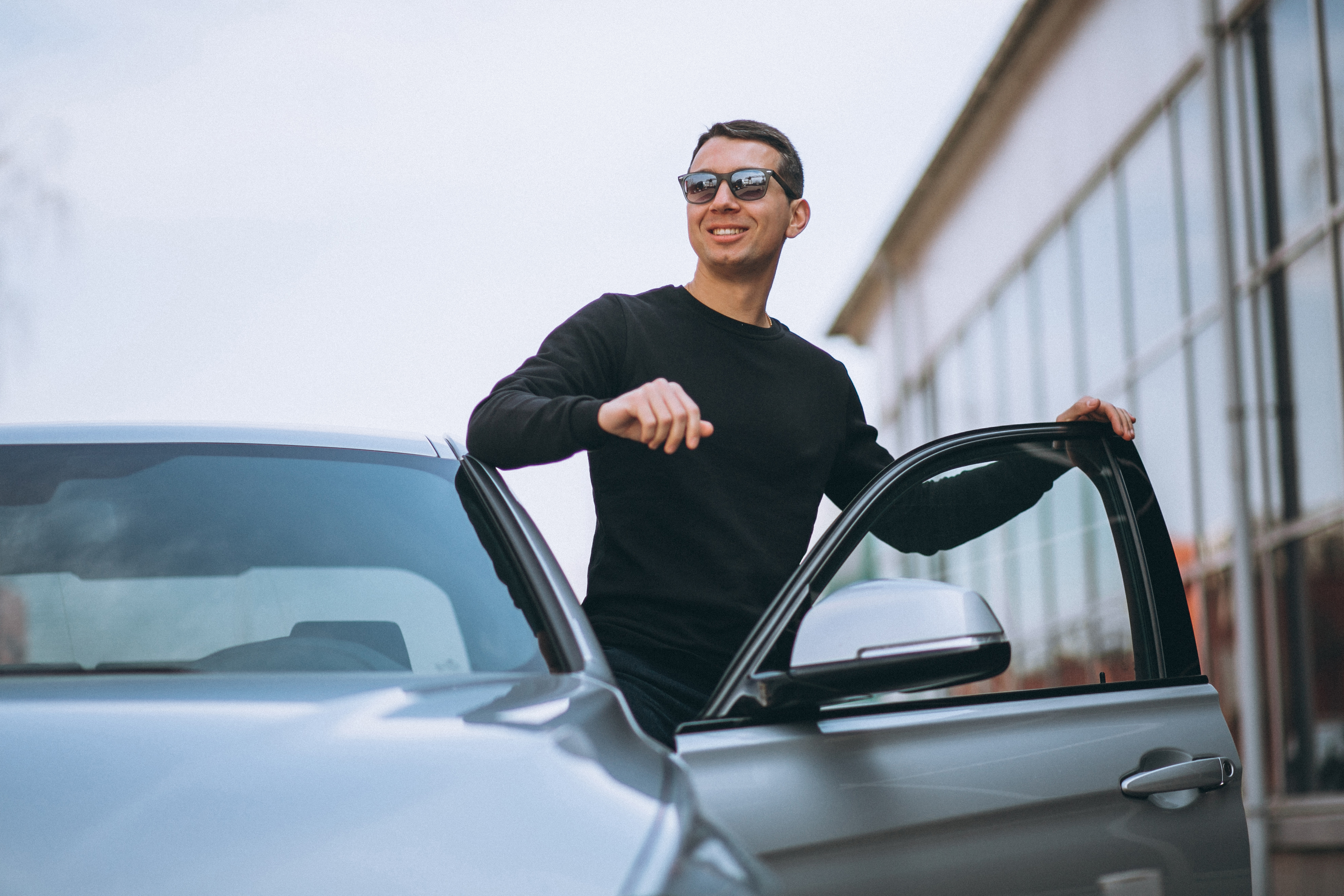Person with Car